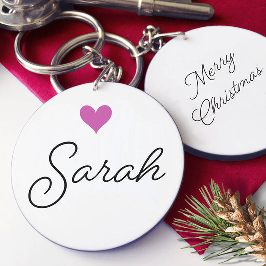 Design Your Own Personalised Christmas Keyring