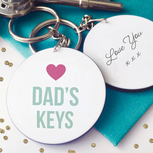 Personalised Dad's Keys Keyring