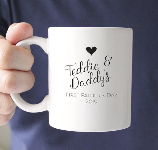 First Father's Day Personalised Mug